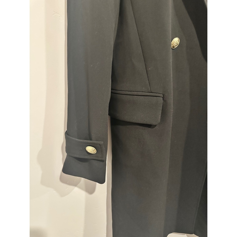 L'Agence Marianna Long Blazer Coat in Black Size 6 - Picture 9 of 16